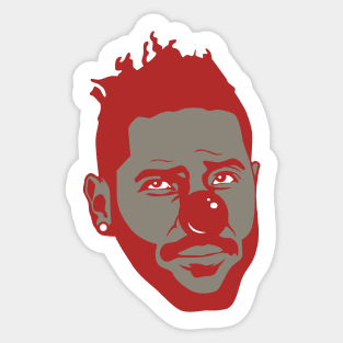 Antonio Brown Clown Bucs Sticker